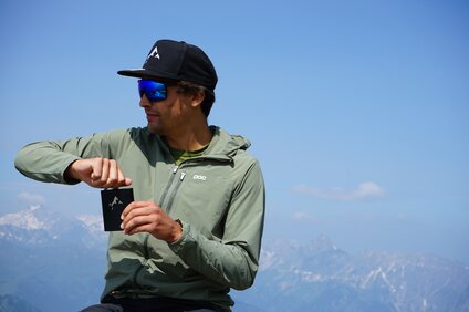 Herren Hardshel Windjacke olivgrün Silvretta Montafon  | © Silvretta Montafon