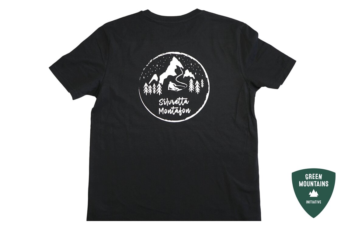 Herren ski tshirt schwarz Silvretta Montafon  | © Silvretta Montafon 